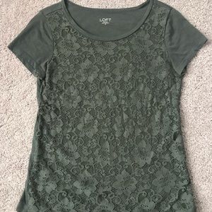 Loft lace tee